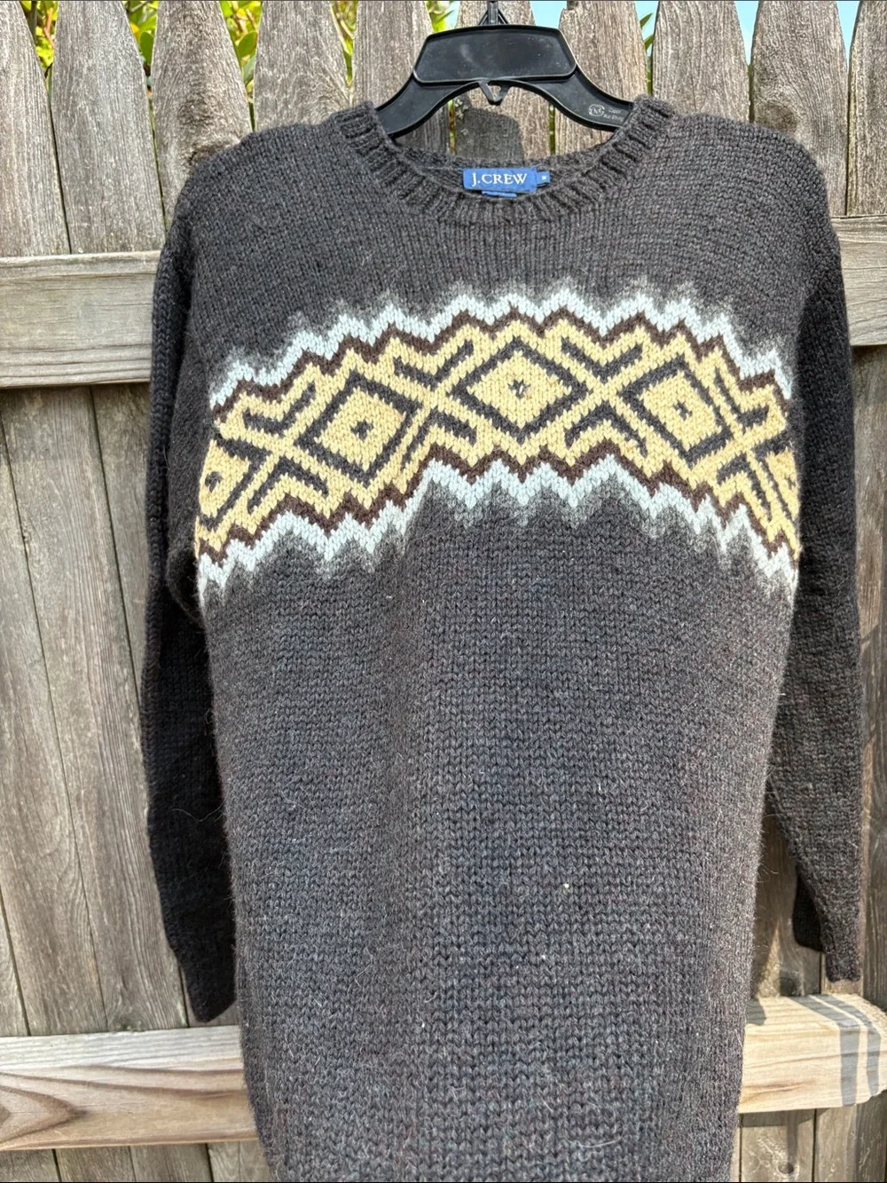 J. Crew medium vintage wool sweater.